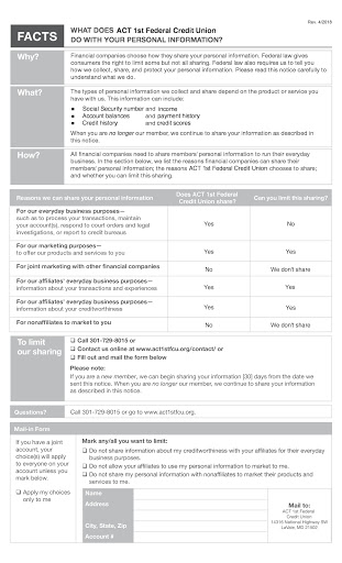 Federal Credit Union «ACT 1st Federal Credit Union», reviews and photos