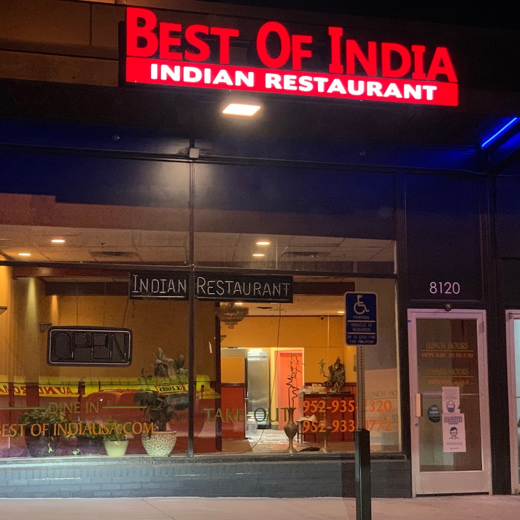 Best of India Indian Restaurant 55426