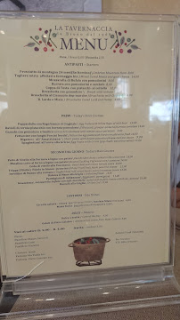 Ristorante La Tavernaccia Da Bruno à Rome menu