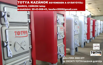 Totya Kazán - Bau-Ferr 2000 Kft. - Totya Vegyestüzelésű Kazán és Totya Kazán Rostély, Füstcső