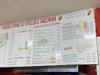 Menu du Ciccio Kebab à Rubano