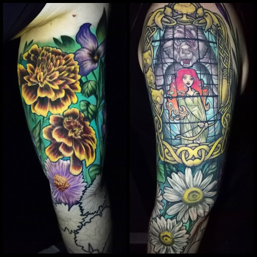 Explore shaded tattoo ideas, creative tattoo ideas in Buford, available at Inked Arts Tattoo Studio