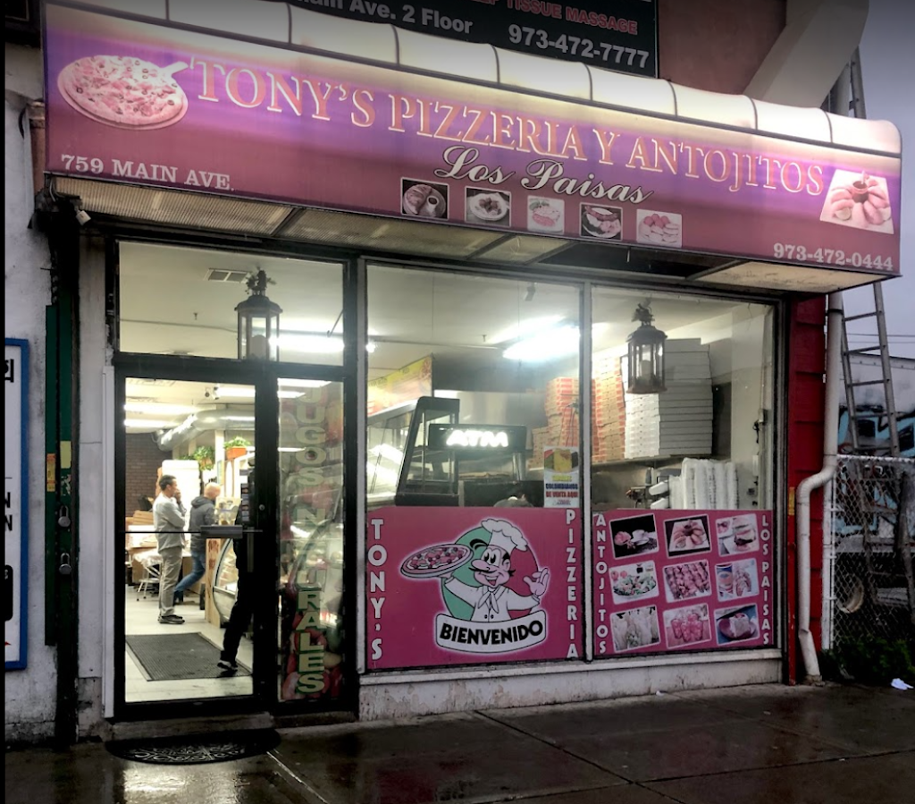 Tony's Pizzeria 07055