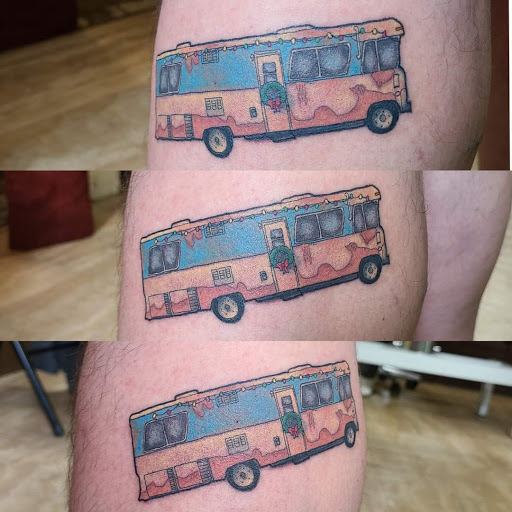 Explore basketball tattoo ideas, creative tattoo ideas in Seymour, available at Popseys Electric Tattooing Co.