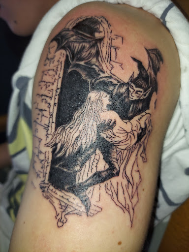 Explore stopwatch tattoo ideas, creative tattoo ideas in Odessa, available at Little Dragon Tattoos Studio