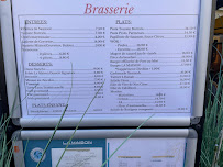 Carte du Brasserie La Maison à Boulogne-sur-Mer