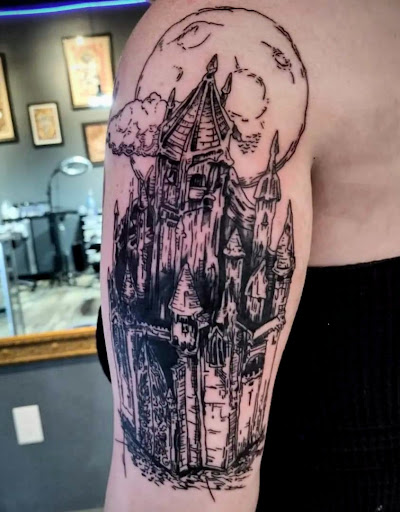 Explore struggle tattoo ideas, creative tattoo ideas in Oelwein, available at Purple Thistle Tattoo