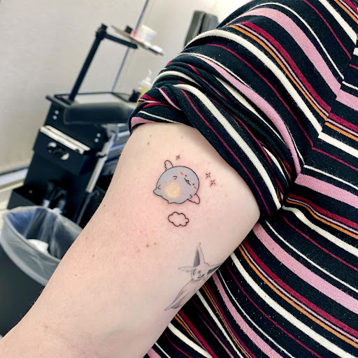 Explore pain tattoo ideas for guys, creative tattoo ideas in Orange, available at Baron Art Tattoo