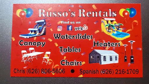 Russo's Rentals - Jumpers, Waterslides, Canopies and More