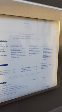 Restaurant Maximin Hellio à Deauville menu