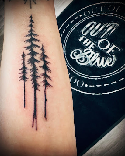 Explore womens neck tattoos ideas, creative tattoo ideas in Marshfield, available at Out of the Blue Tattoo