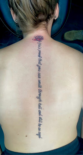Explore everything happens for a reason tattoo ideas, creative tattoo ideas in Meridian, available at Creative Pain Tattoo Studio