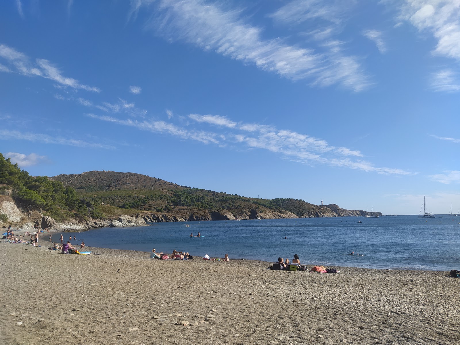 Foto av Paulilles beach omgiven av klippor