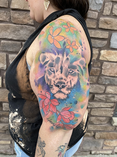 Explore small star tattoo ideas, creative tattoo ideas in Sullivan, available at Double Time Tattoo