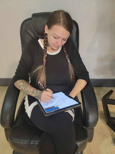 Find red indian tattoo ideas for your next unique tattoo in Fort Wayne at Grade A Tattoos and Body Piercing