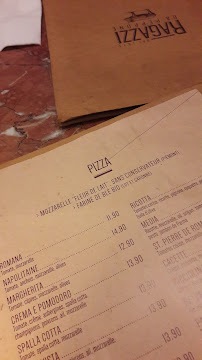 Restaurant italien Ragazzi Da Peppone à Mérignac (le menu)
