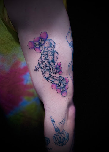 Explore wrist cross tattoo ideas, creative tattoo ideas in Plano, available at 2Groovy Studios