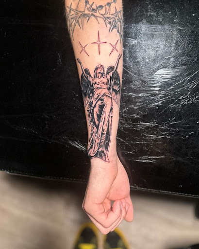 Explore donkey tattoo ideas, creative tattoo ideas in Ocala, available at The Tattoo Gallery of Ocala LLC