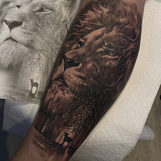 Explore tattoo ideas for men black, creative tattoo ideas in Norcross, available at JP Alfonso Studios