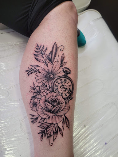 Explore sexy tattoo ideas for men, creative tattoo ideas in Plano, available at Karma Ink Tattoos Piercing, Clothing & Jewelry