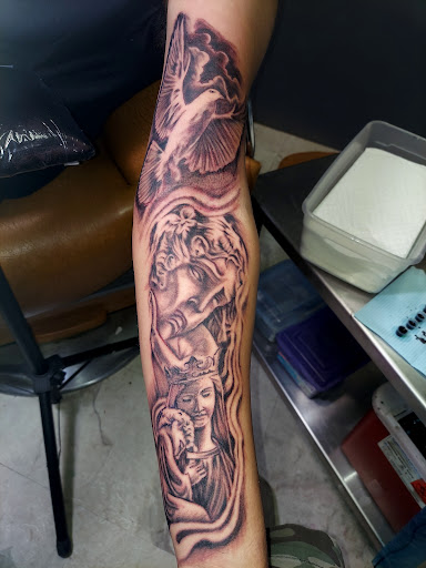 Explore tattoo pattern ideas, creative tattoo ideas in Odessa, available at Little Dragon Tattoos Studio