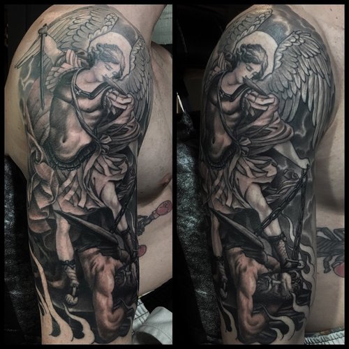 Find tattoo ideas for upper arm men for your next unique tattoo in Huntington at Fountainhead NY