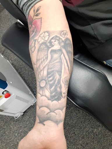 Explore texas flag tattoo ideas, creative tattoo ideas in Saint Paul, available at Fearless Tattoo Removal