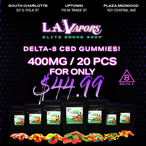 Tobacco Shop «LA Vapors Elite Smoke Shop», reviews and photos, 321 S Polk St #2e, Pineville, NC 28134, USA