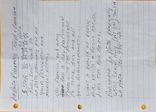 Pharmacy «LaPlata Pharmacy», reviews and photos, 6501 Crain Hwy, La Plata, MD 20646, USA