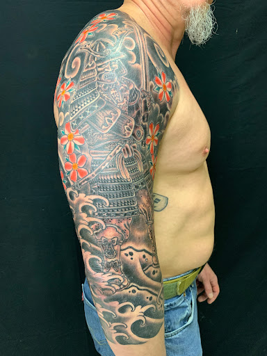 Explore leather tattoo ideas, creative tattoo ideas in Strasburg, available at Champion Tattoo Company