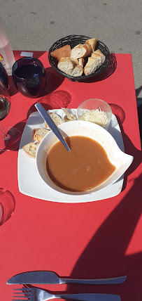 Soupe de tomate du Restaurant de fruits de mer Le Lamparo à Port-la-Nouvelle - n°5