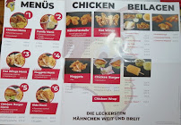 Menu / carte de American Fried Chicken à Butzbach