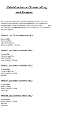 Menu / carte de Ins Kistle - Heilbronn à Heilbronn
