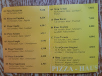 Pizza-Haus à Nordhausen carte