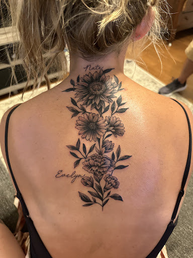 Explore aquarius tattoo ideas female, creative tattoo ideas in Wabash, available at Steel Rose Tattoo Studio