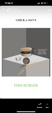 Hamburger du Restaurant Chick & Day’s à Romans-sur-Isère - n°13