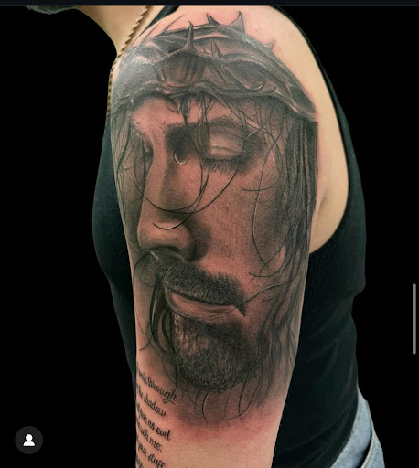 Explore tattoo ideas for son on dad, creative tattoo ideas in Houston, available at 333 Tattoo Studio HTX