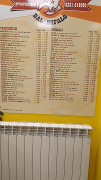 Menu / carte de Pizzeria dal Bufalo di Braghini Alberto à Fagnano Olona