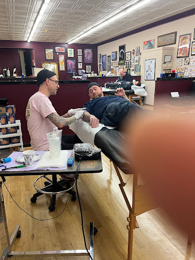 Explore oni mask tattoo ideas, creative tattoo ideas in Cincinnati, available at Flying Tiger Tattoo