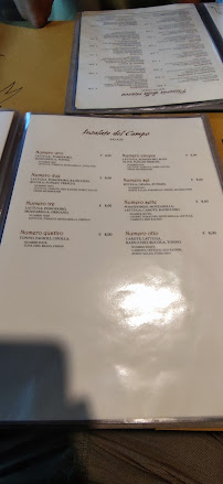 Pizzeria Charleroi Brasserie - Lido Spina à Comacchio (la carte)