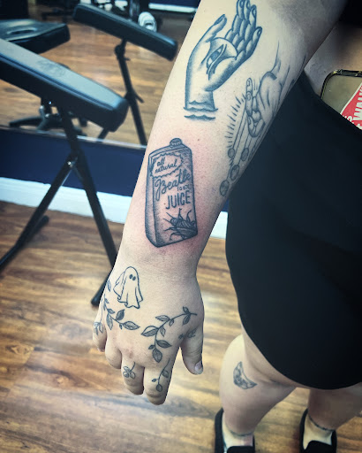 Explore divorce tattoo ideas for women, creative tattoo ideas in Cocoa, available at Rorschach Tattoo Shop and Piercing Studio