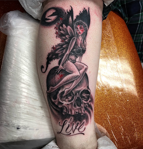 Explore mens hand tattoo ideas, creative tattoo ideas in Black River Falls, available at Black River Tattoo