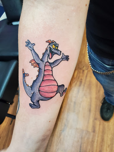 Explore fork tattoo ideas, creative tattoo ideas in Cocoa, available at Rorschach Tattoo Shop and Piercing Studio