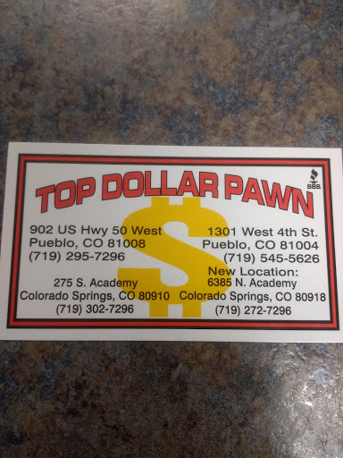 Pawn Shop «Top Dollar Pawn», reviews and photos, 1301 W 4th St, Pueblo, CO 81004, USA