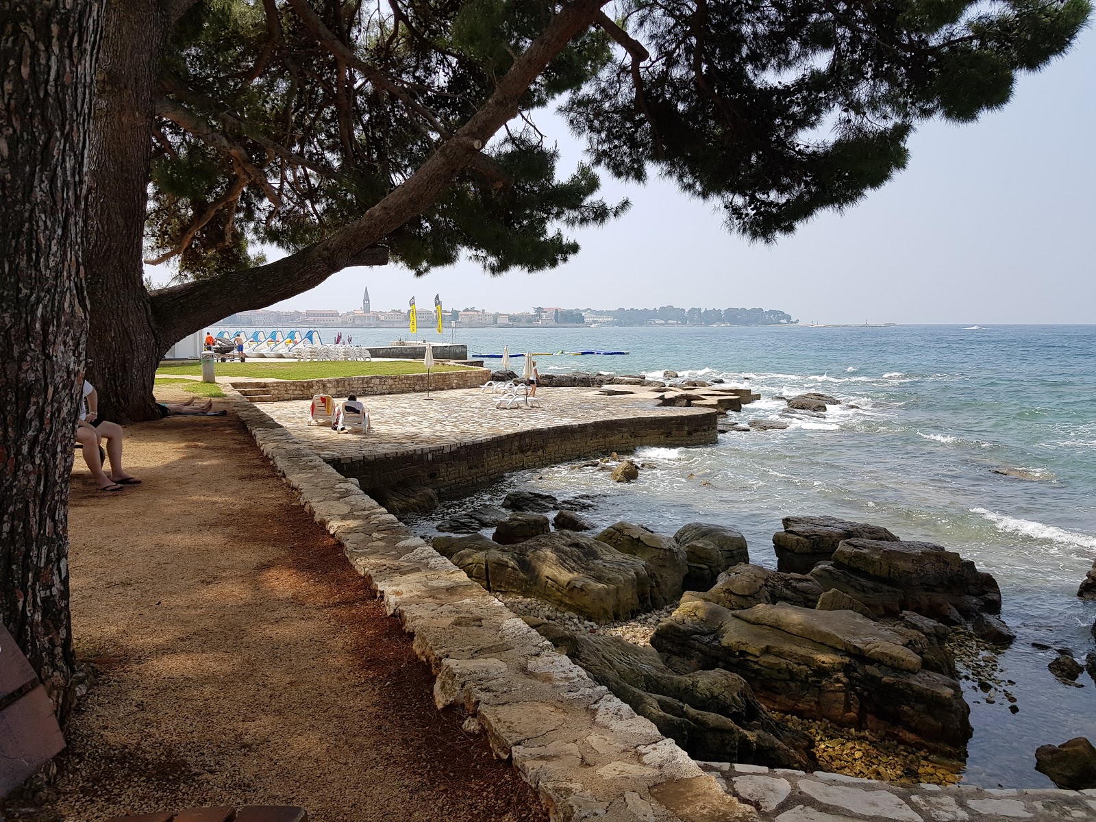 Photo of Porec hotel beach with very clean level of cleanliness