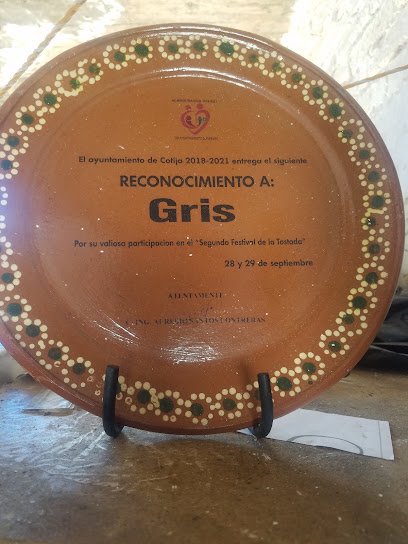 Tostadas gris - Nicolás Bravo 208, Dámaso Cárdenas, 59940 Cotija de la Paz, Mich., Mexico