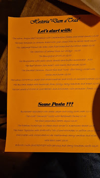 Hostaria Dam a Traa à Suna menu