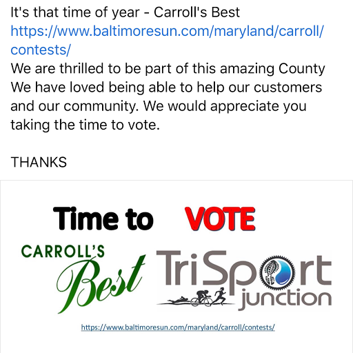 Sporting Goods Store «Tri Sport Junction», reviews and photos, 7568 Main St b, Sykesville, MD 21784, USA