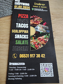 Menu du Dalino Pizza & Tacos à Bernkastel-Kues