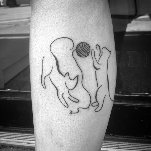 Explore forearm tattoo ideas for men, creative tattoo ideas in Atlanta, available at Big Cat Tattoo